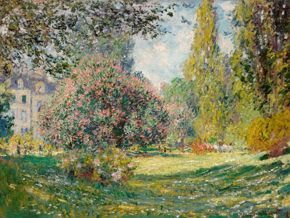 The Parc Monceau, Claude Monet