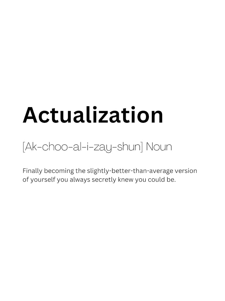 Actualization Definition Meaning 1