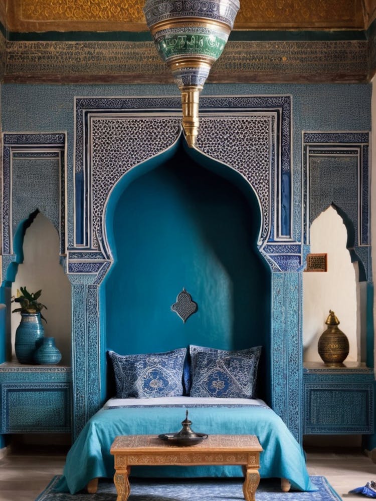 Marokkanisches Schlafzimmer