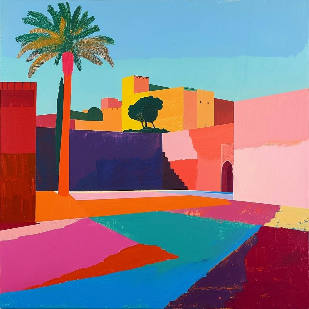 Abstract Travel Collection Marrakech Morocco 3