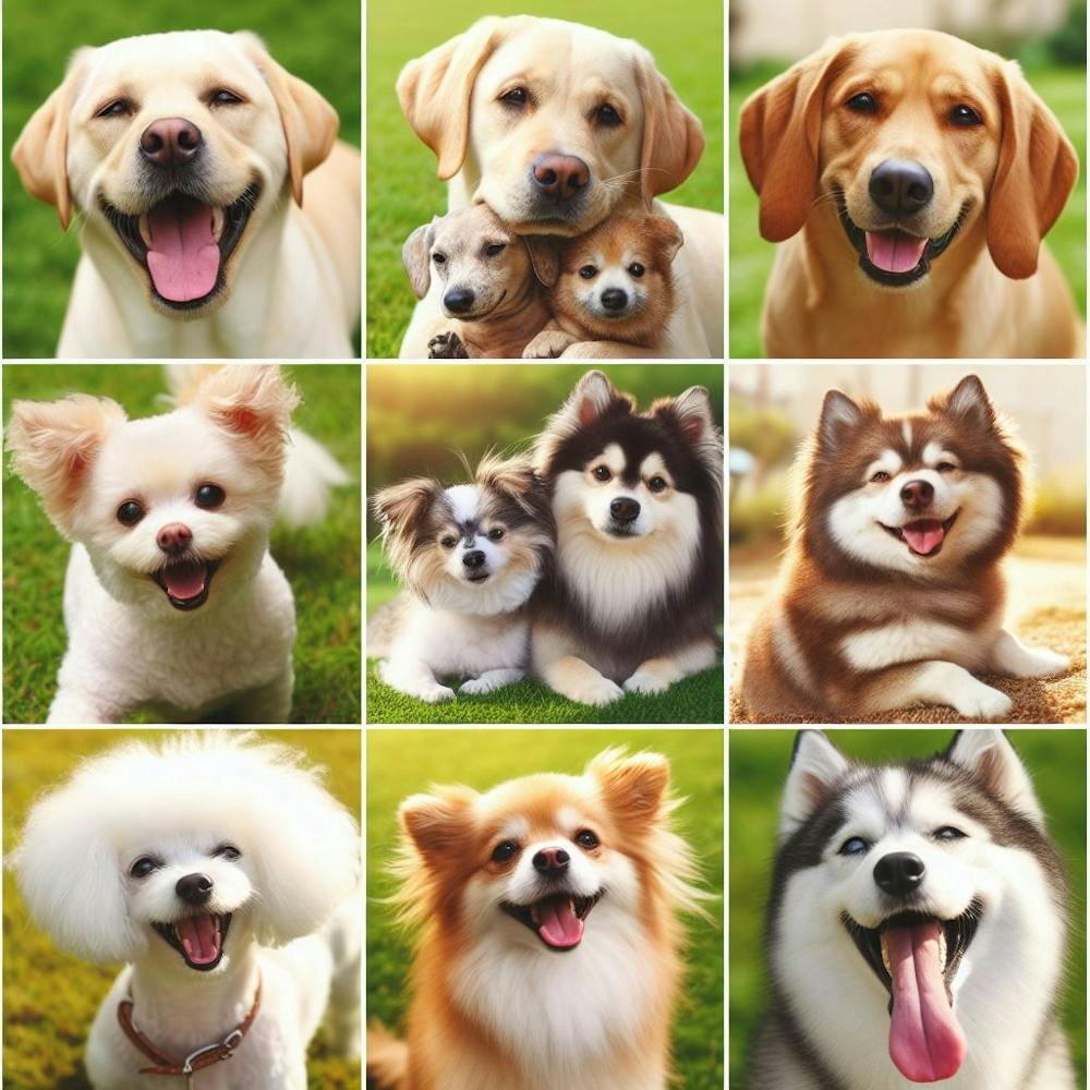 Collage Of Dogs: Happy National Pet Day!