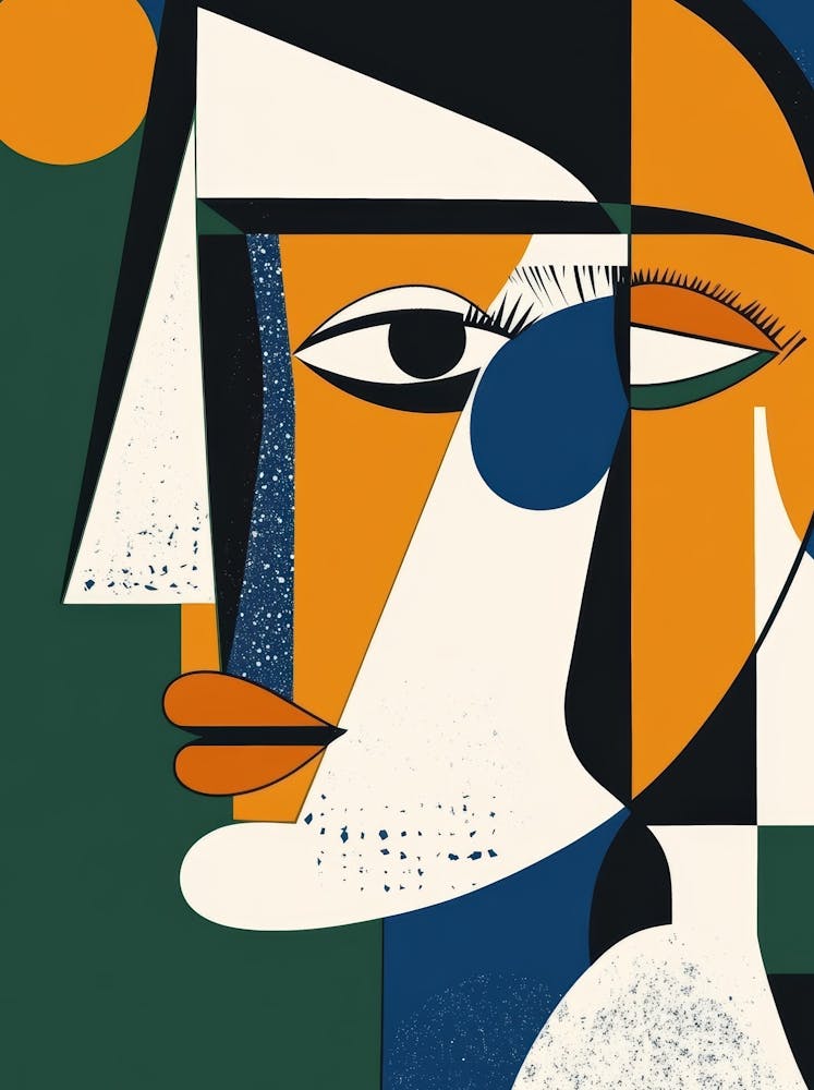 Abstract Portrait Of A Woman 153