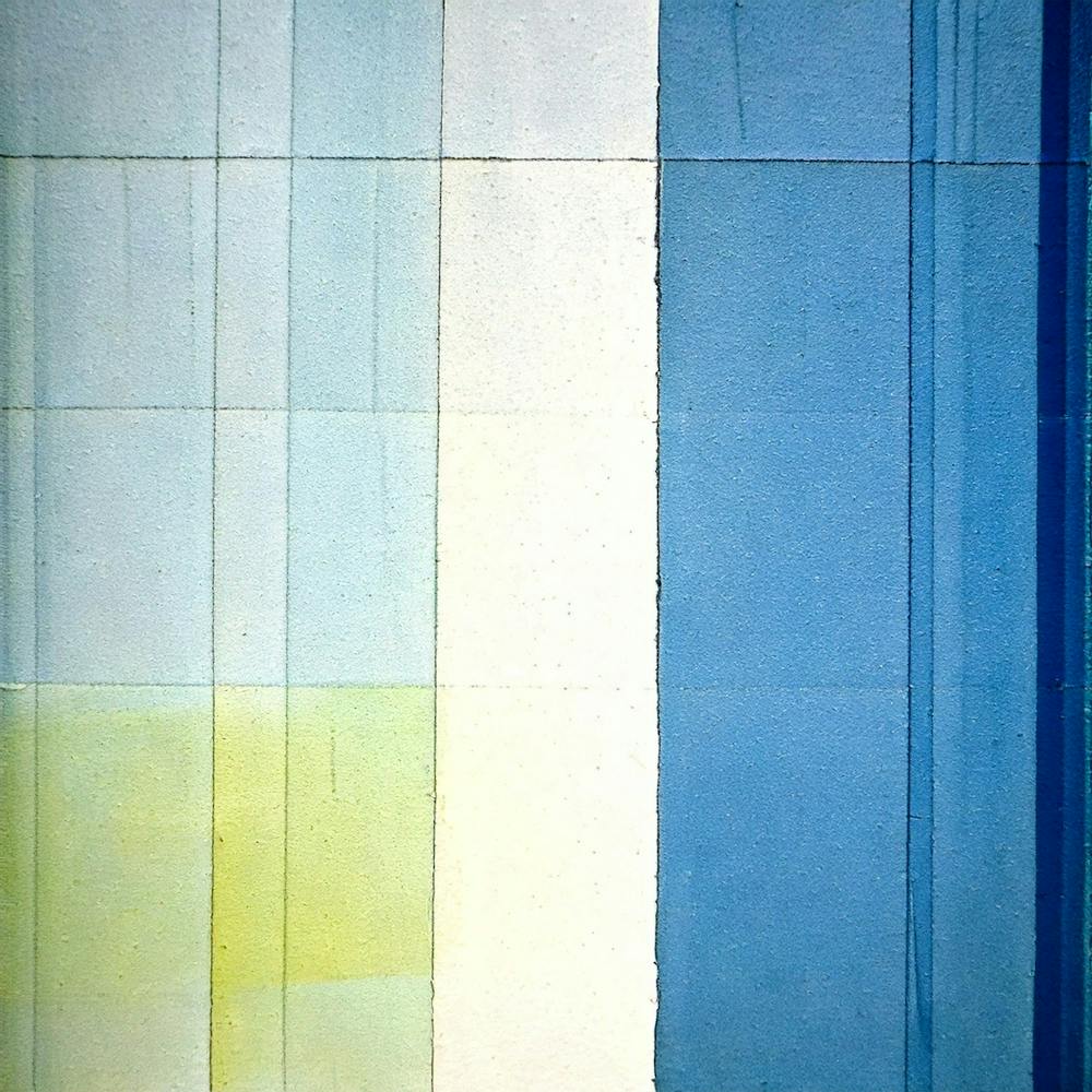 'Blue And Yellow' abstract art