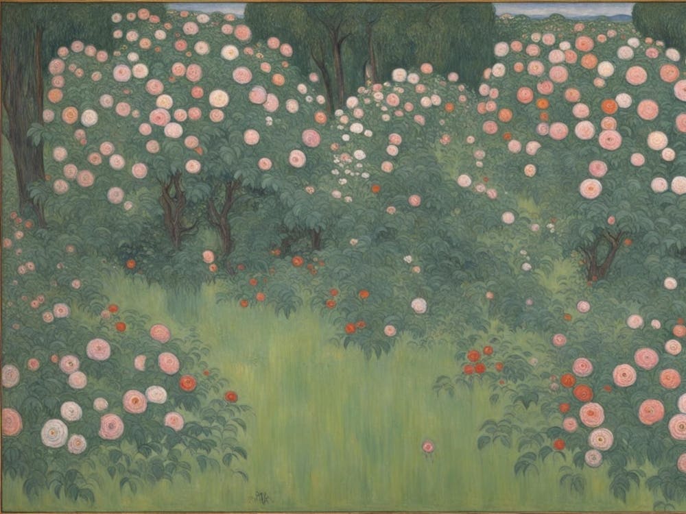 Roses In The Garden