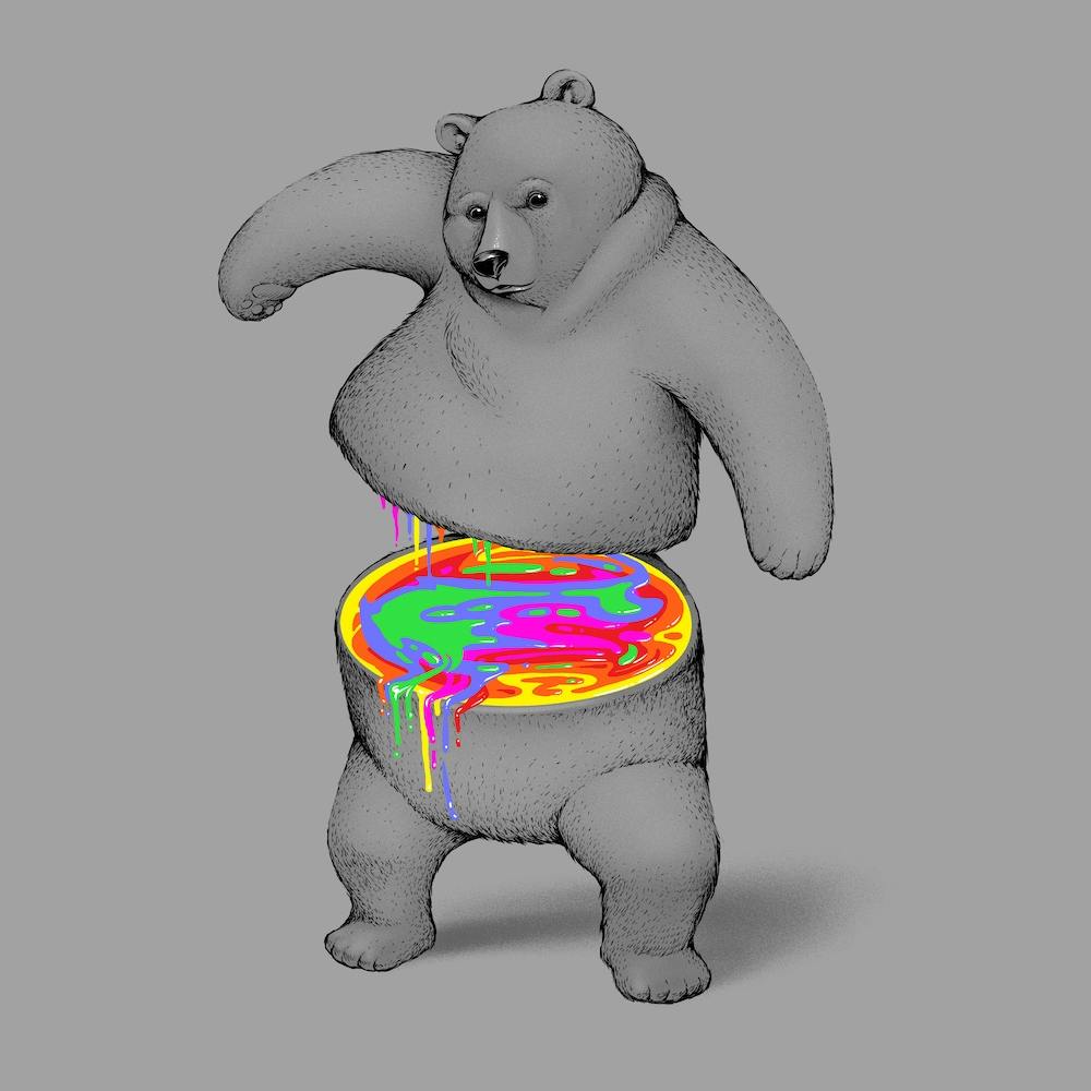 Rainbow Bear