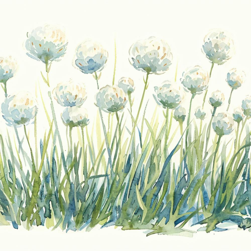 Editorial Art White Background Trifolium