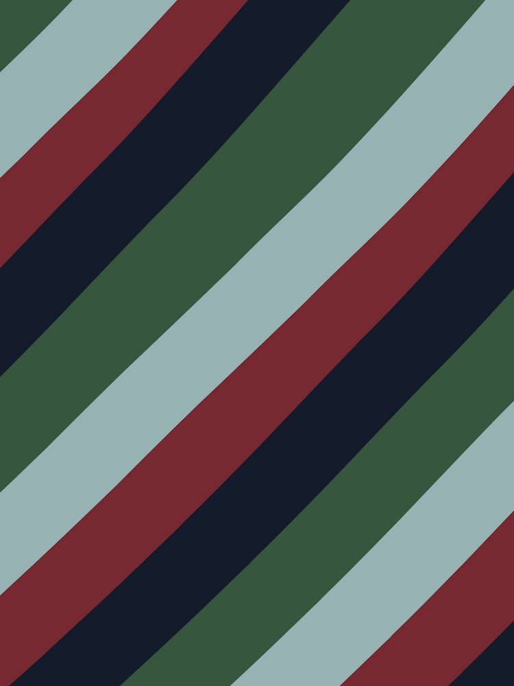 Festive Christmas Stripes Red Green Blue