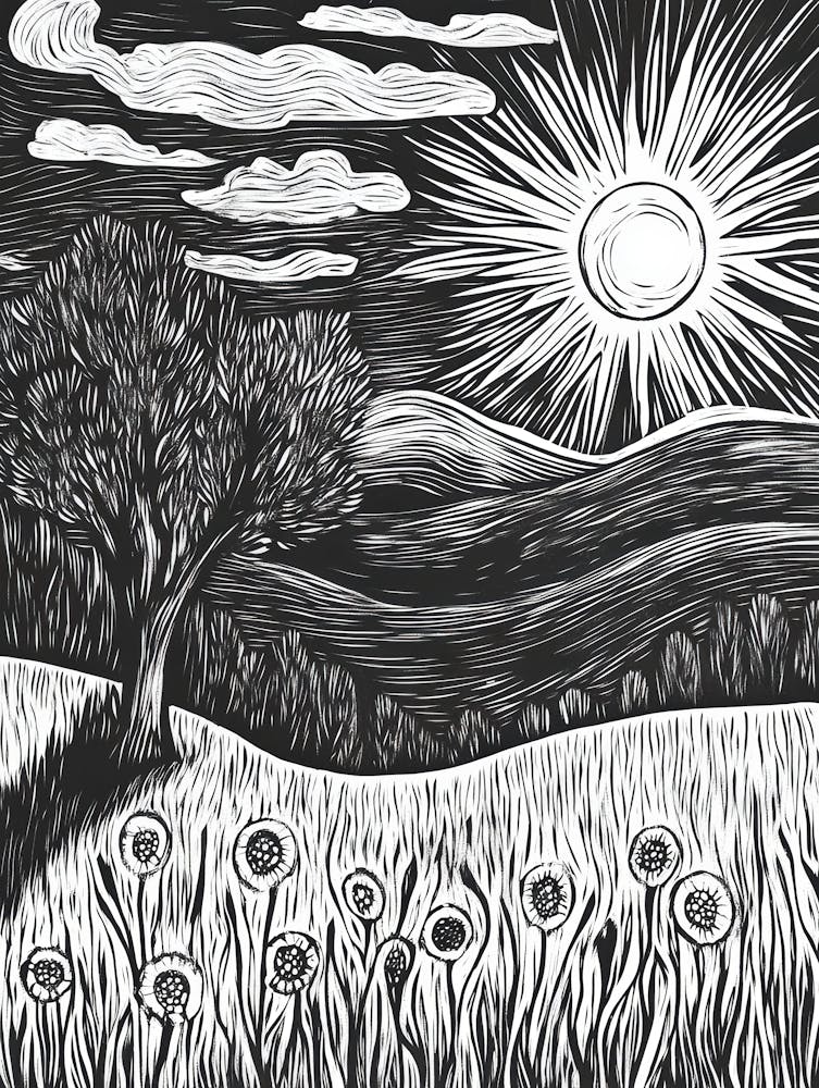 Black And White Drawing 1