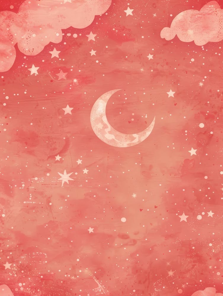 Moon And Stars In The Sky 1