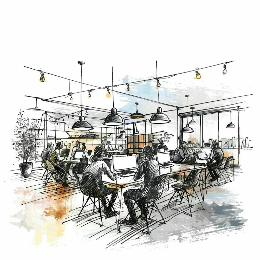 A Startup Incubator Hand Drawn Sketch Illustrati 1718666724 3