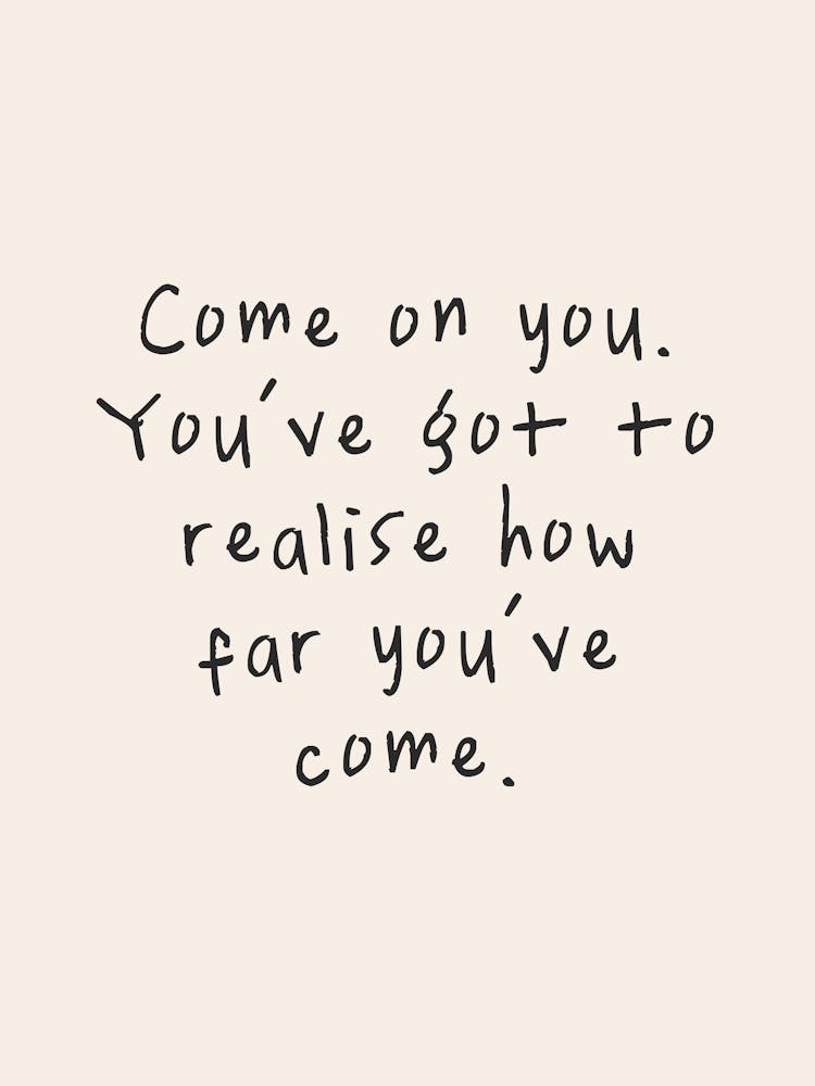 Come On You | Black and Cream