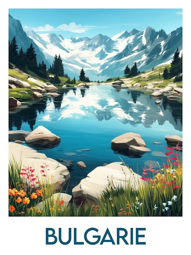 Affiche de voyage Bulgarie