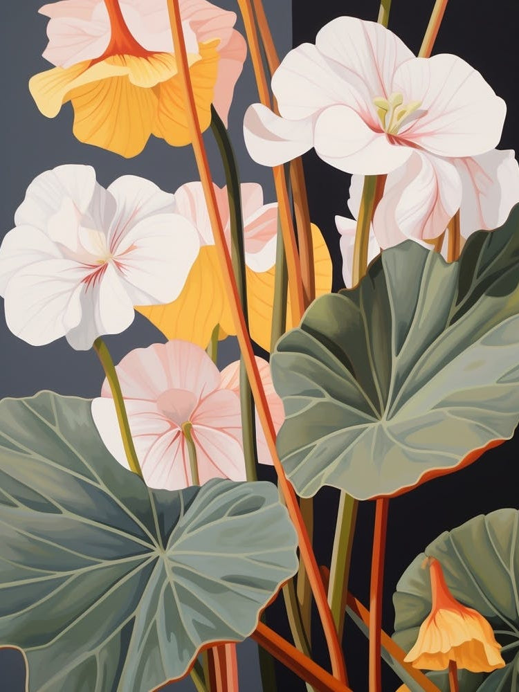 Flower Illustration Nasturtium 2