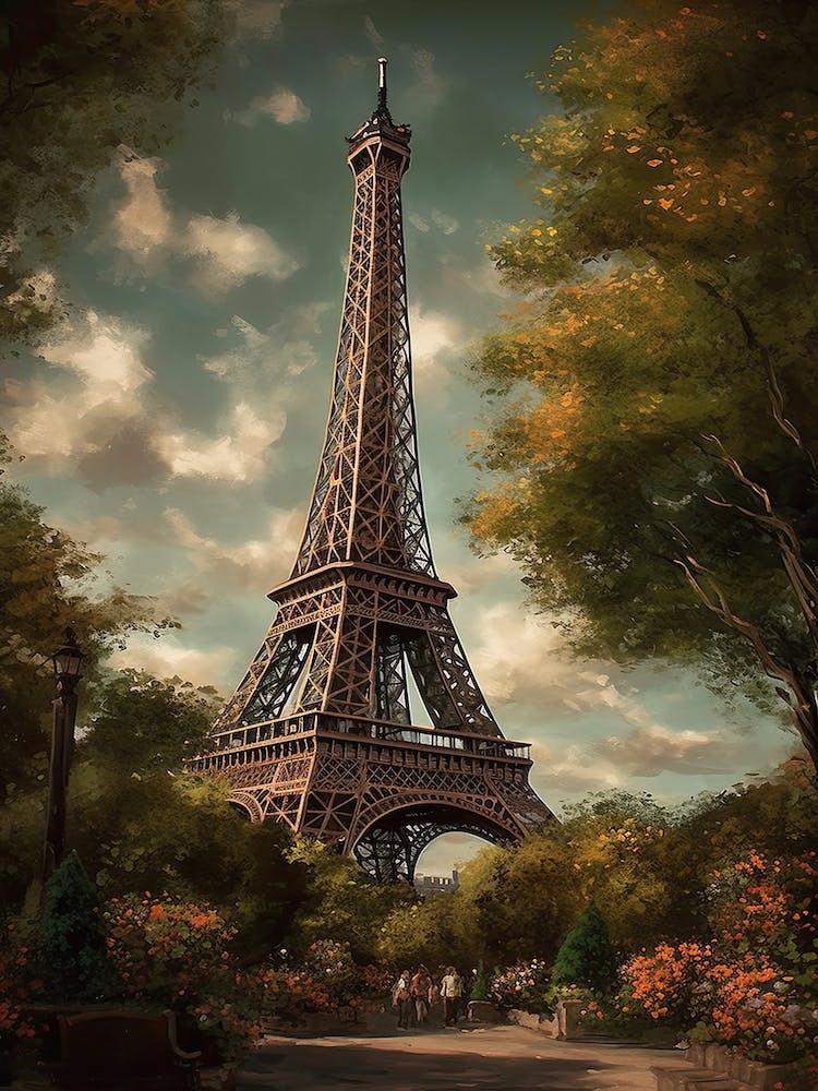 Eiffel Tower Paris France Dominic Davison Style 4