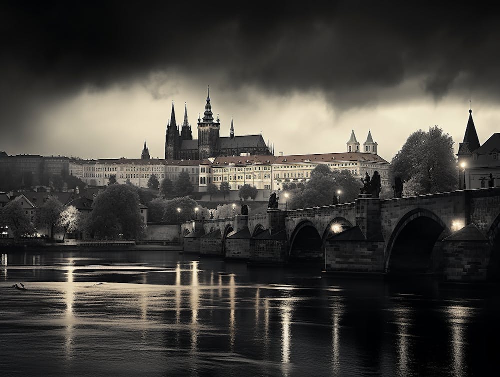 Black And White Prague 1