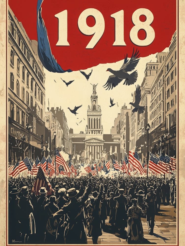 Aihrgdesign A Vintage Poster Celebrating The End Of World War 36d38848 616f 43bd A876 430c7bd796b4 0