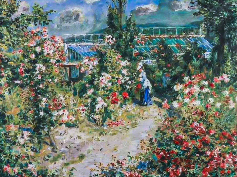 The Greenhouse 1876 by Pierre Auguste Renoir - HD Remastered Immaculate