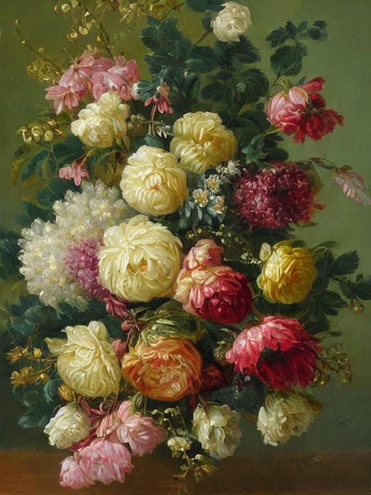 Queen Anne’S Lace Painting 1 Flower