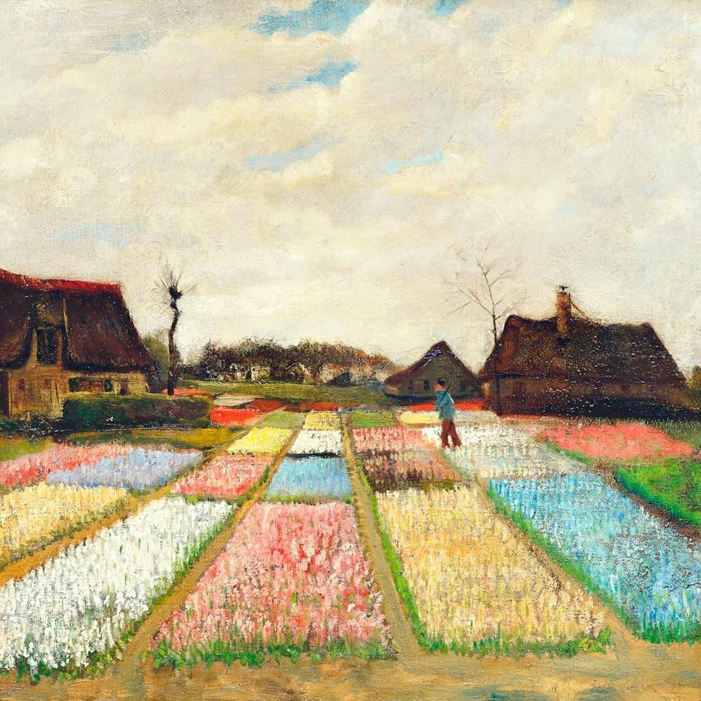 Vincent Van Gogh Flower Beds In Holland, 1883
