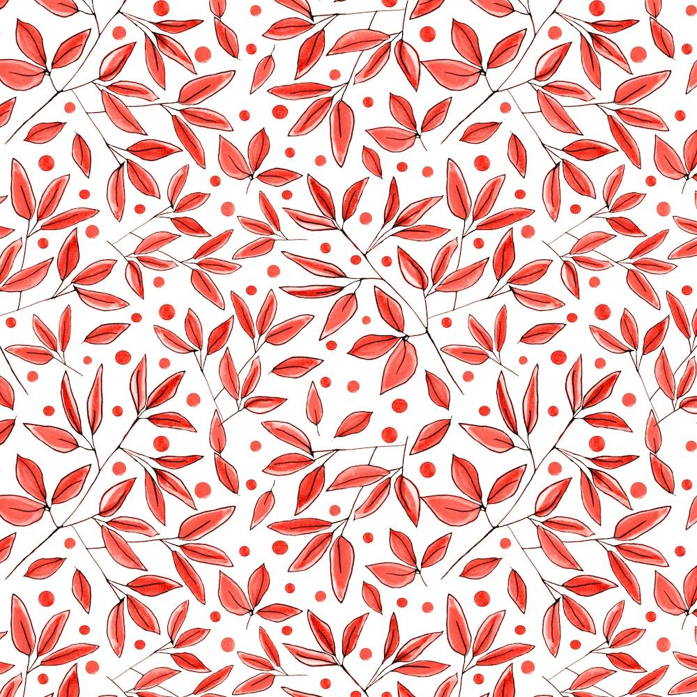 Floral Branches Orange