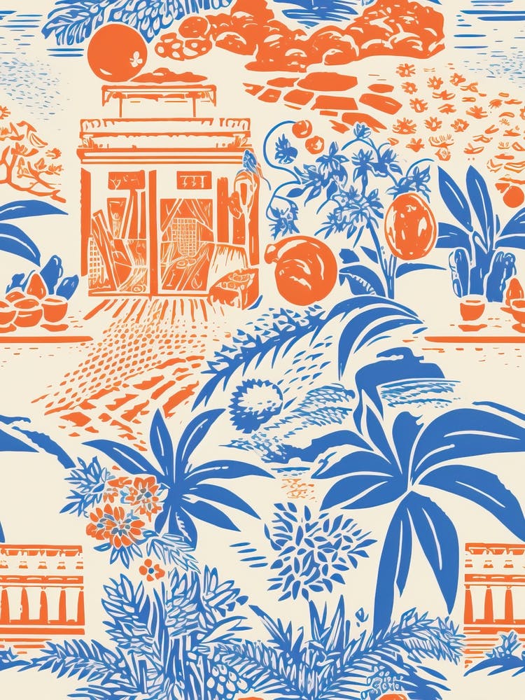 Ibiza, Spain, Inspired Travel Pattern 3