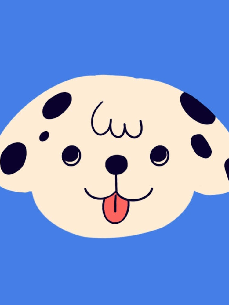 Blue Dalmatian Dog