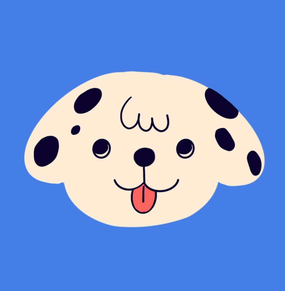 Blue Dalmatian Dog
