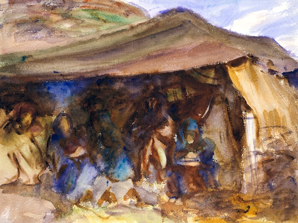 Bedouin Tent, John Singer Sargent
