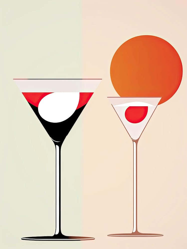 Mid Century Modern  Sex On The Beach Floral Infusion Cocktail 1