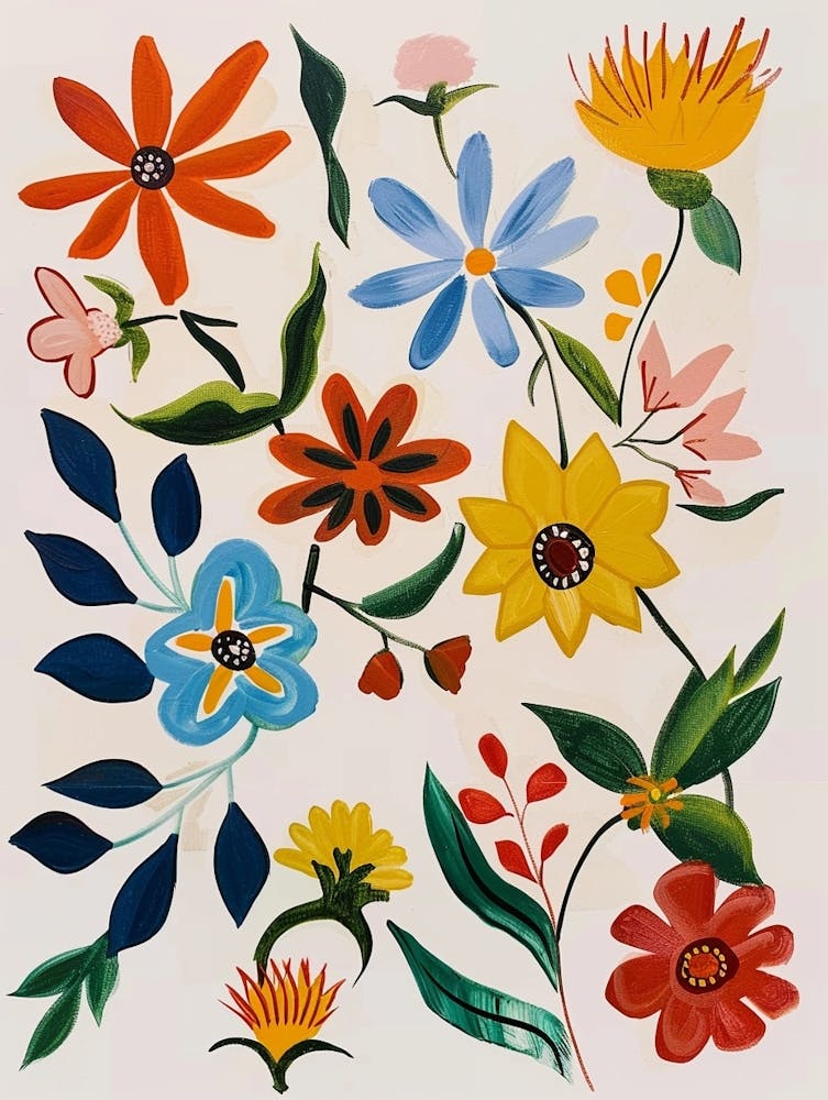 Painted Florals Edelweiss 2