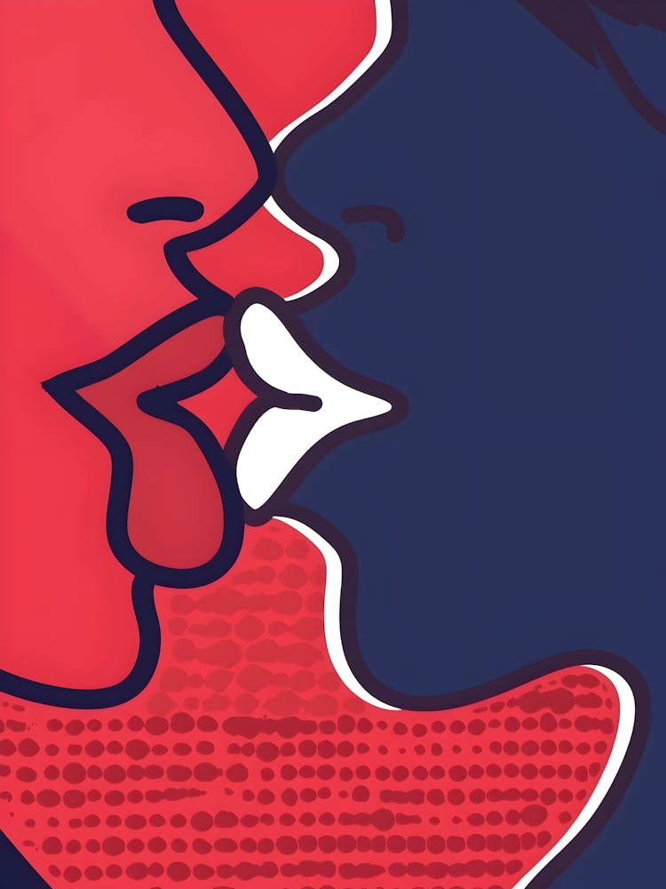 Kissing Couple 1
