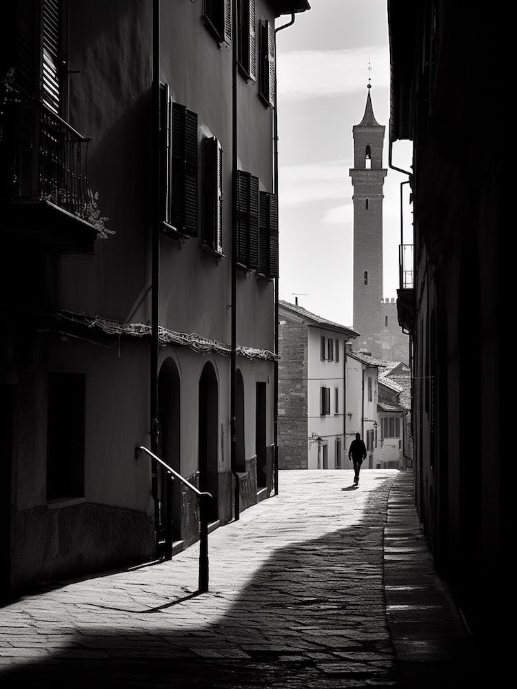 Bergamo, Italy,  Black And White Analogue Photography  4