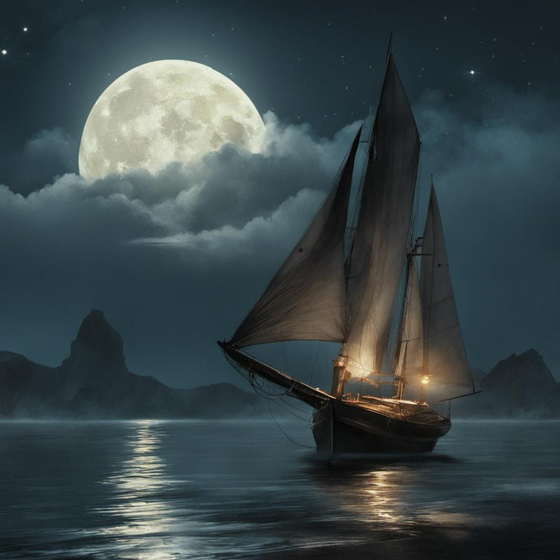 Sailboat At Night