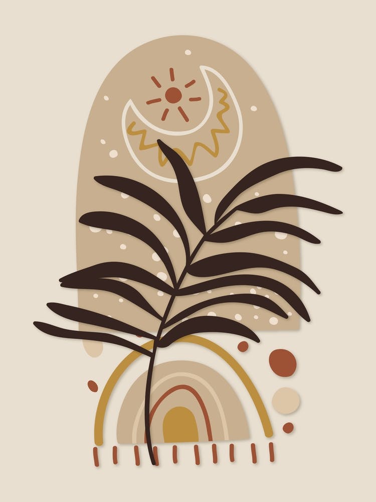 Abstract Plant Boho Botanical 7