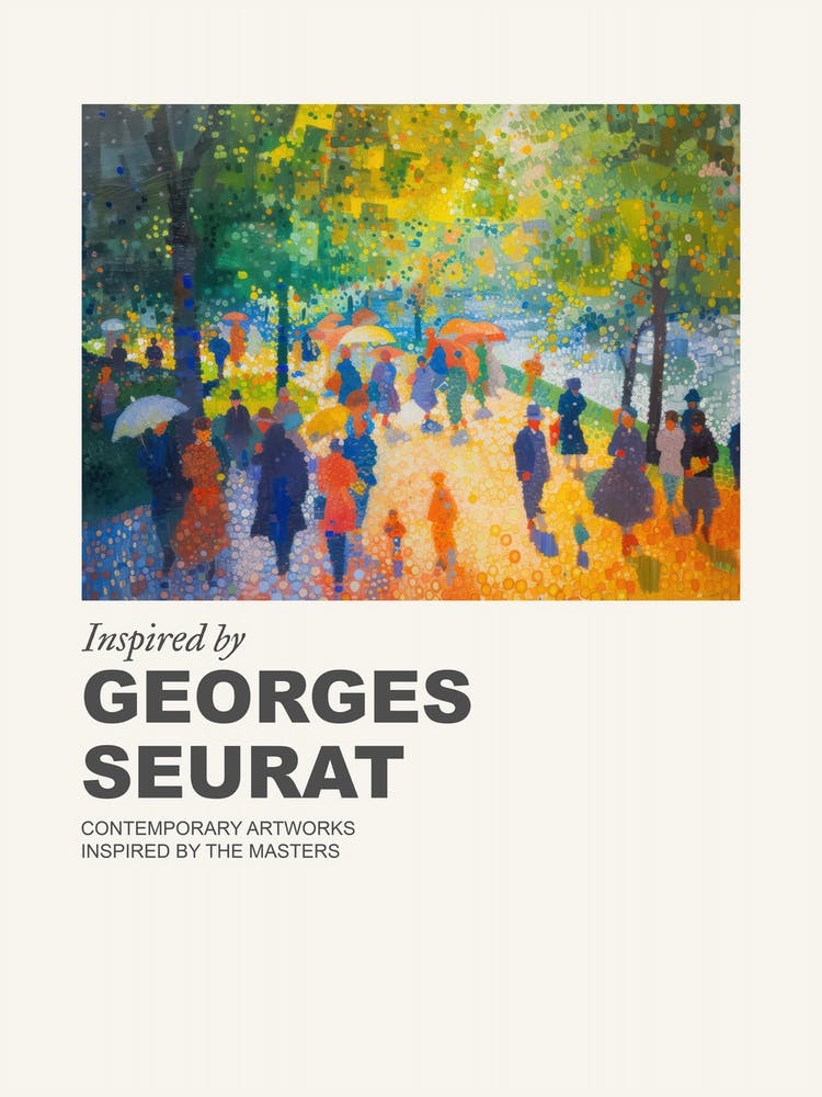 Museum Poster Inspired By Georges Seurat 4