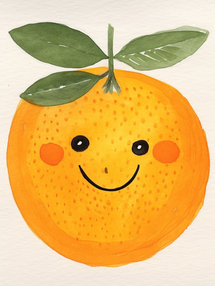 Freundliche Kinder-Orange 1