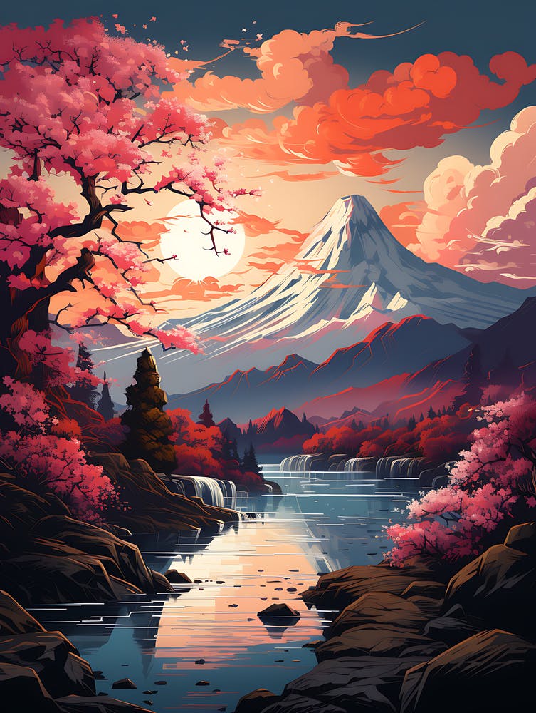 Cherry Blossom Sunset 3