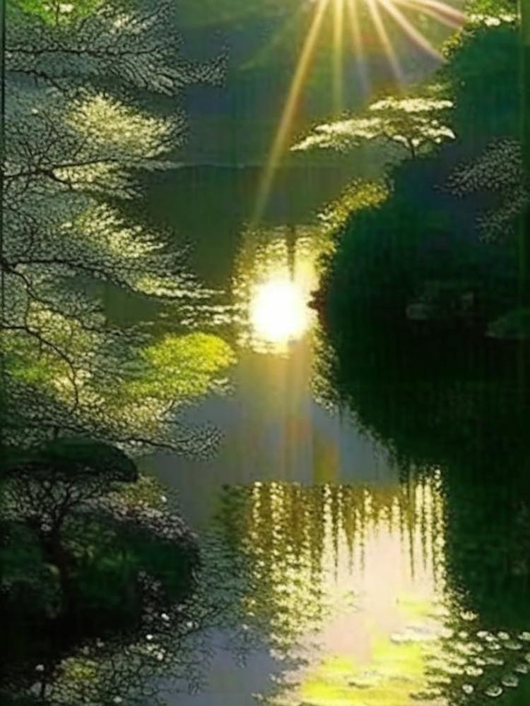 Ginkaku Ji, Japan 1, Classic Painting