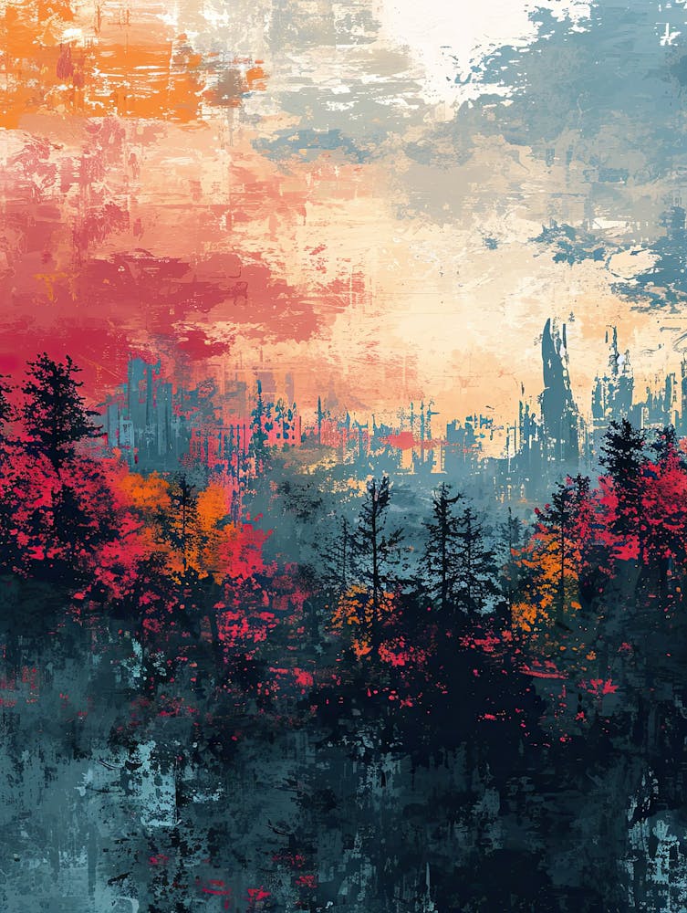 Sunset Canvas | Pixel Art Series