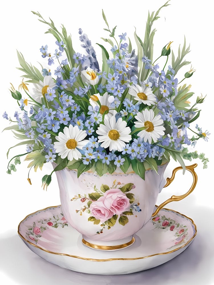 Daisies In A Teacup
