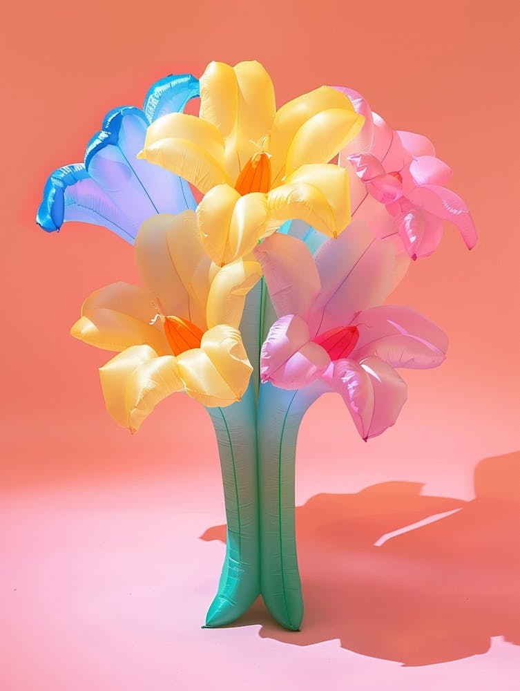 Verträumte aufblasbare Blumen Narzisse 2