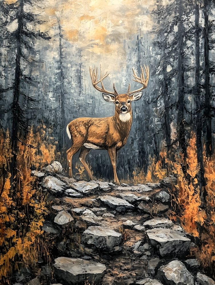 A Deer In The Woods 2