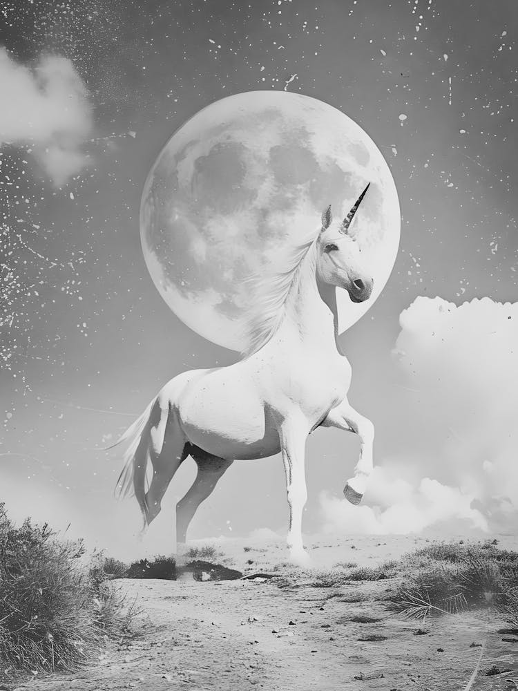 Unicorn In The Moonlight