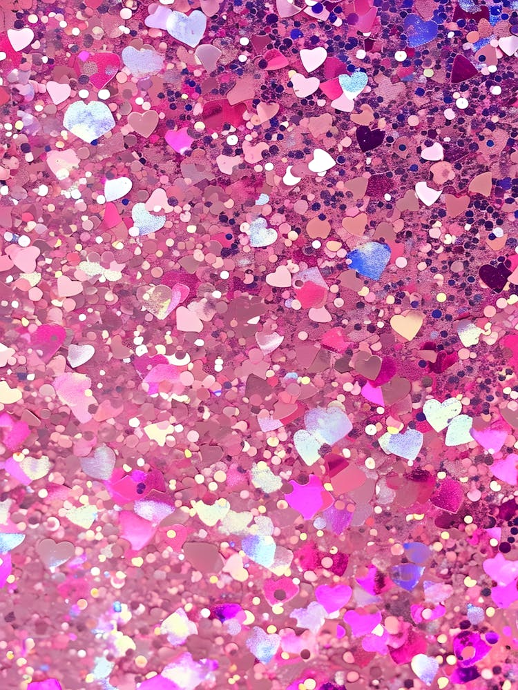 Pink Glitter Wallpaper