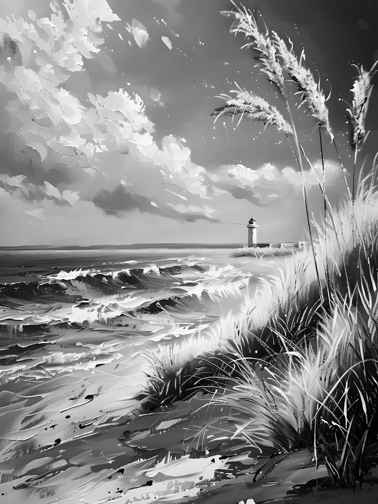 Black And White Painting 95