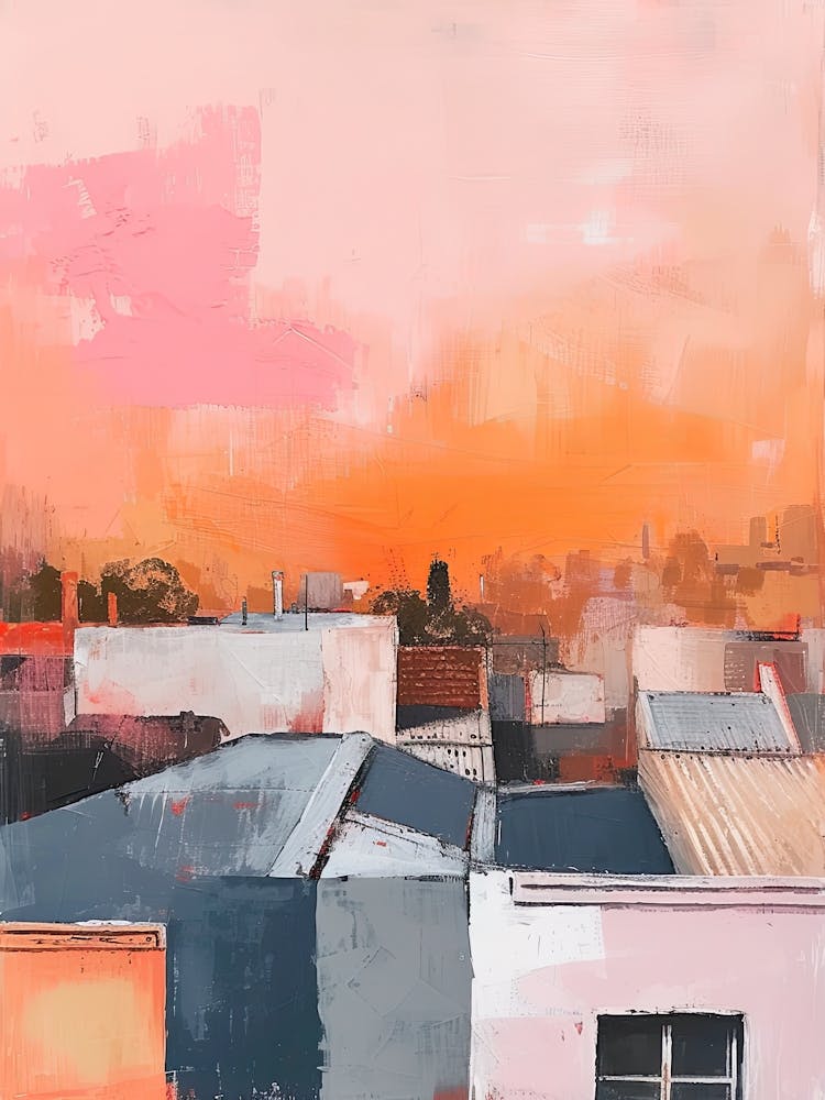 Sydney Rooftops Morning Skyline 4