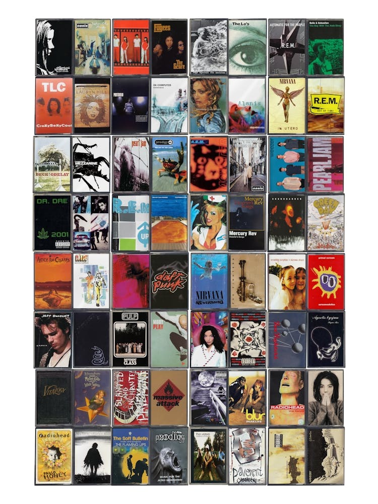1990s Music Print - Original Cassette Covers