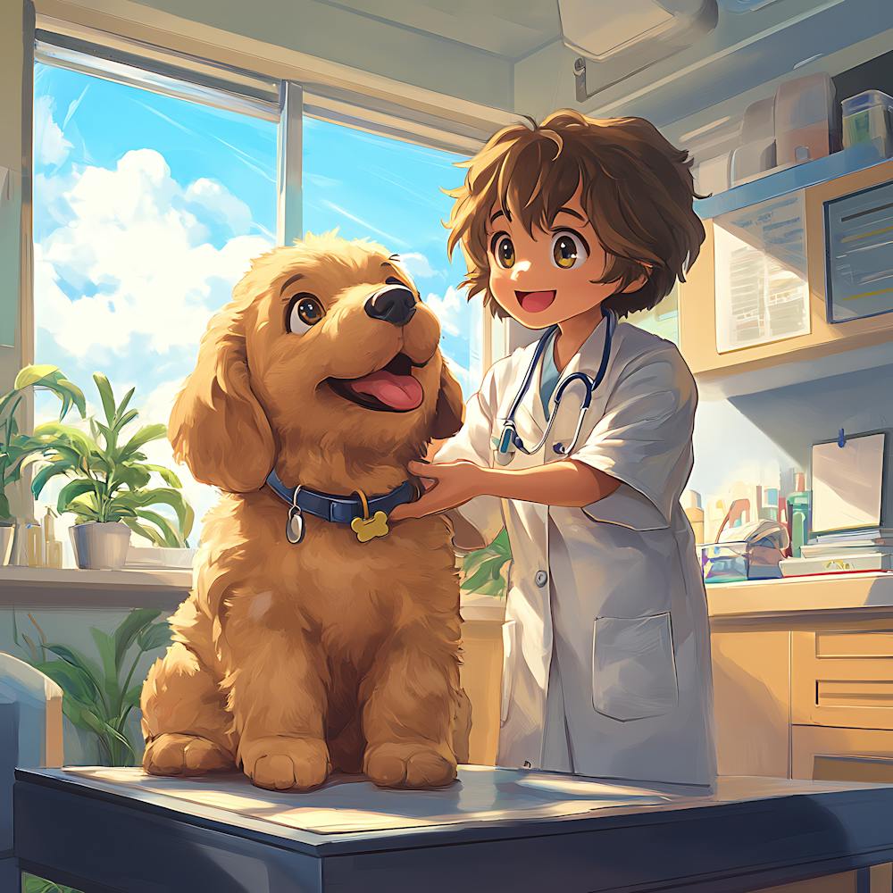 Adorable Chibi Vet Puppy Care 1