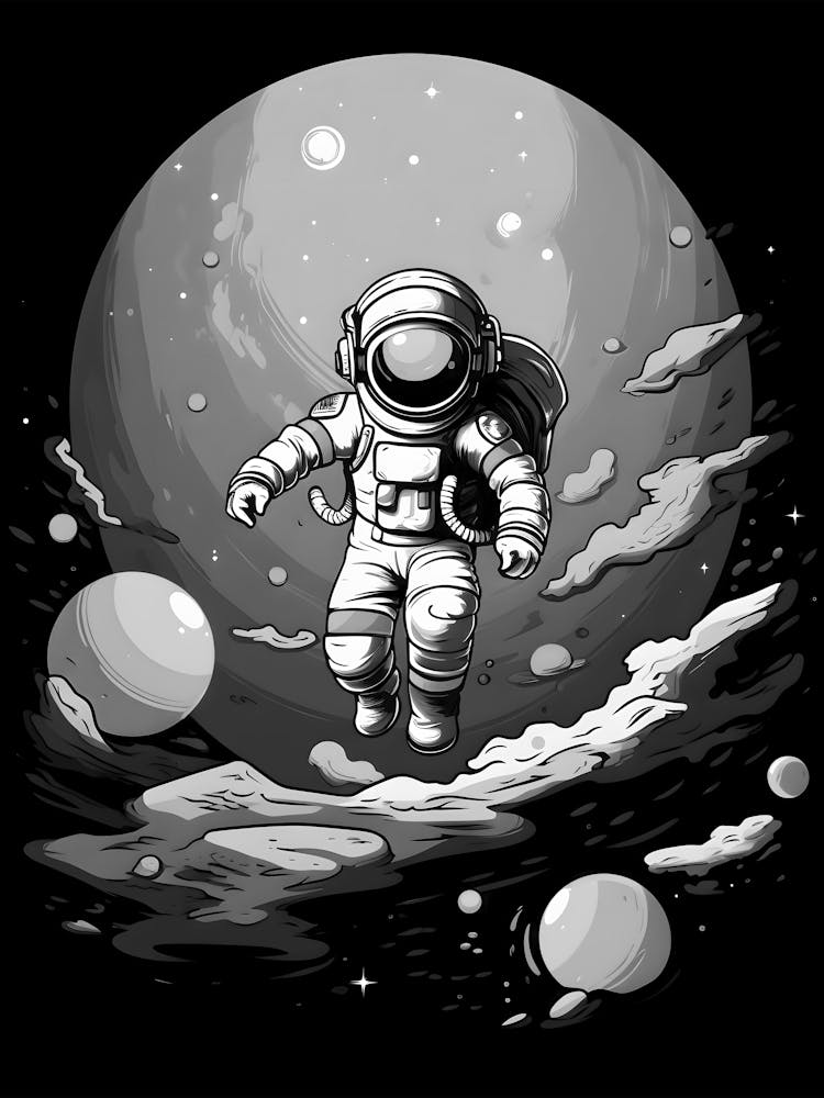 Astronaut In Space 10