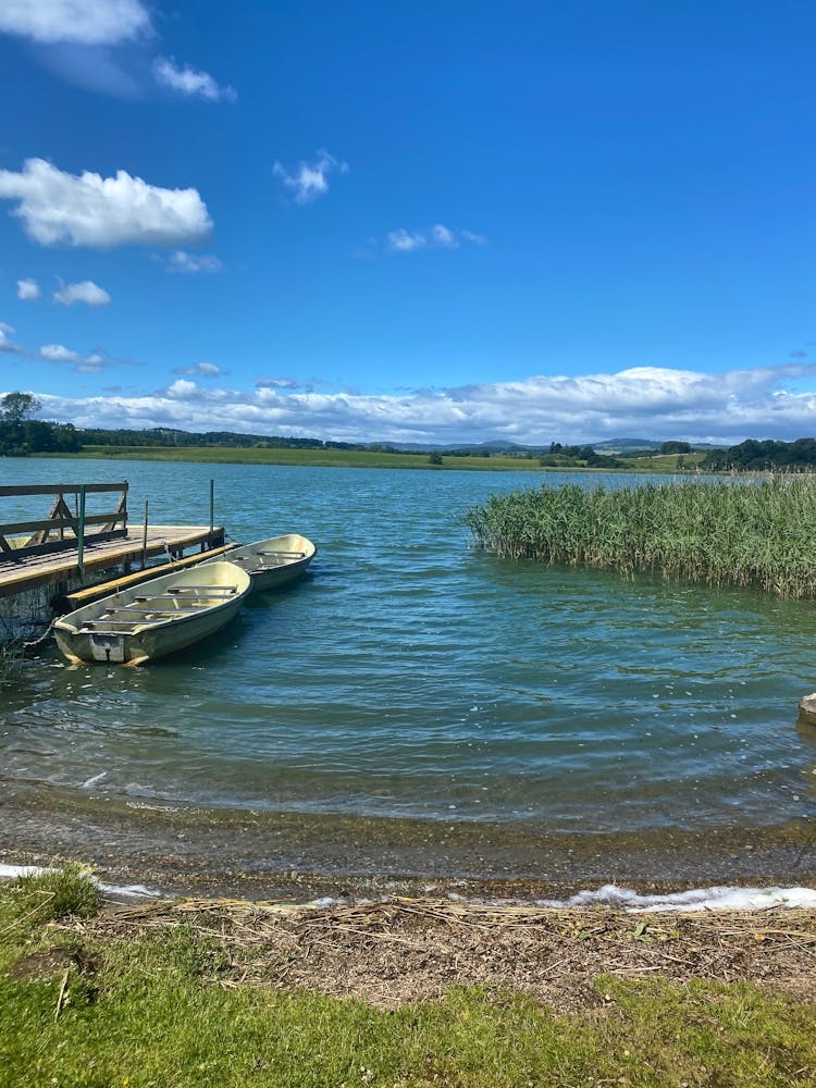 Small Boats On A Lake